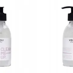 Dwa żele do mycia twarzy Veoli Botanica "Clean Me Up" z pompką.