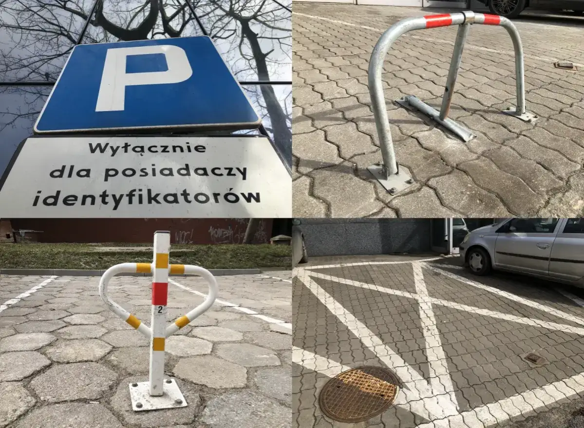 Oznakowanie prywatne miejsce parkingowe pod blokiem: 